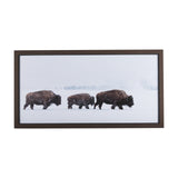 Frozen Trek by Mercana Studio a Hand Embellished Textured Framed Photo Art Print Matted under Glass from Mercana - Luna Furniture