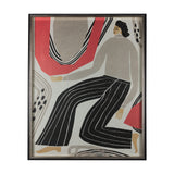 Bold People - Ellis by Mercana Studio Hand Embellished Textured Framed Art Print Matted under Glass from Mercana - Luna Furniture