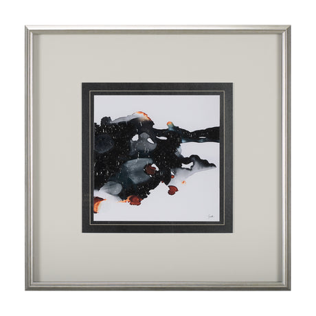 Shimmering Night III by Mercana Studio Hand Embellished Textured Framed Art Print Matted under Glass from Mercana - Luna Furniture