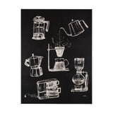 Coffee Maker Study by Mercana Studio a Hand Embellished Textured Canvas from Mercana - Luna Furniture