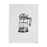 French Press by Mercana Studio a Hand Embellished Textured Canvas from Mercana - Luna Furniture