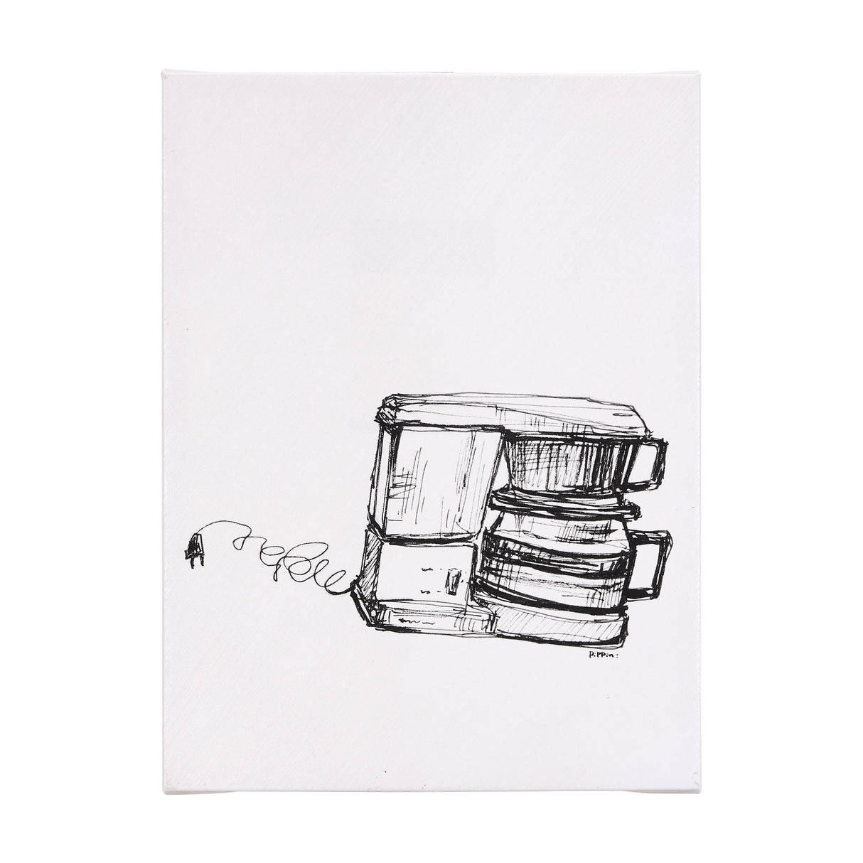 Drip Coffee Maker by Mercana Studio a Hand Embellished Textured Canvas from Mercana - Luna Furniture
