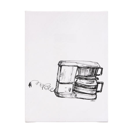 Drip Coffee Maker by Mercana Studio a Hand Embellished Textured Canvas from Mercana - Luna Furniture