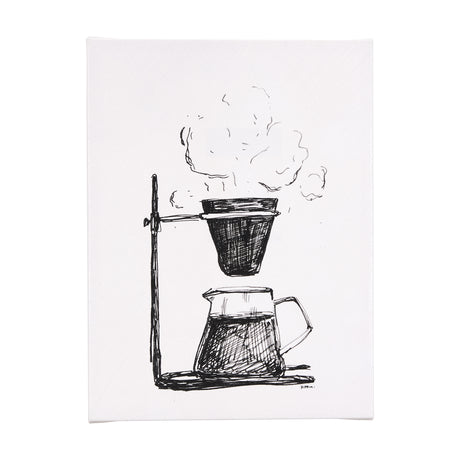Pour Over by Mercana Studio a Hand Embellished Textured Canvas from Mercana - Luna Furniture