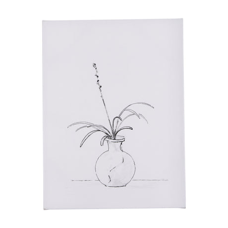 Ikebana Light I by Mercana Studio a Hand Embellished Textured Canvas from Mercana - Luna Furniture