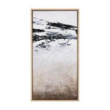 Black Strokes II by Mercana Studio a Hand Embellished Textured Framed Canvas from Mercana - Luna Furniture