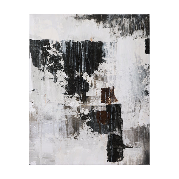 The Fog II by Mercana Studio a Hand Embellished Textured Canvas