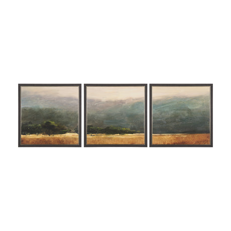 Haze Landscape by Mercana Studio a Hand Embellished Textured Framed Canvas from Mercana - Luna Furniture