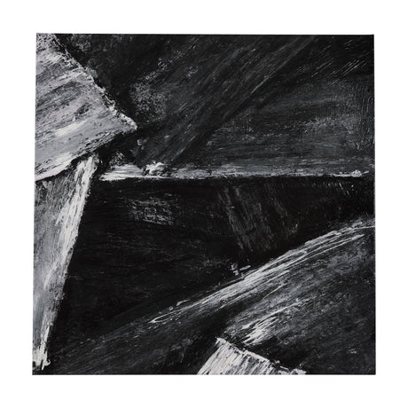 Black Composition II by Mercana Studio a Hand Embellished Textured Canvas from Mercana - Luna Furniture