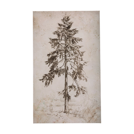 Westcoast Tree Drawing II by Mercana Studio a Hand Embellished Textured Canvas from Mercana - Luna Furniture