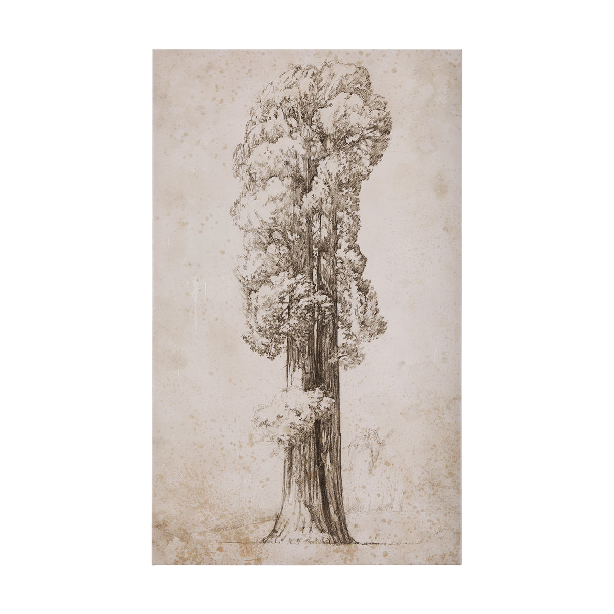 Westcoast Tree Drawing I by Mercana Studio a Hand Embellished Textured Canvas from Mercana - Luna Furniture