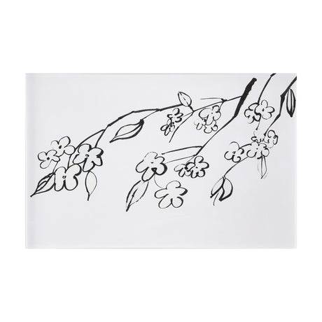 Blossoming Cherry Branch by Mercana Studio a Hand Embellished Textured Canvas from Mercana - Luna Furniture
