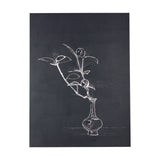 Ikebana Dark I by Mercana Studio a Hand Embellished Textured Canvas from Mercana - Luna Furniture