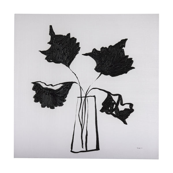 Organic Line DrawingII by Mercana Studio a Hand Embellished Textured Canvas