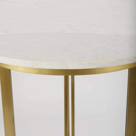 Tanner Marble & Gold Metal Bistro Table from Mercana - Luna Furniture