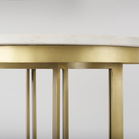 Tanner Marble & Gold Metal Bistro Table from Mercana - Luna Furniture