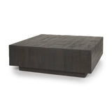 Hayden Dark Brown Wood Square Coffee Table from Mercana - Luna Furniture