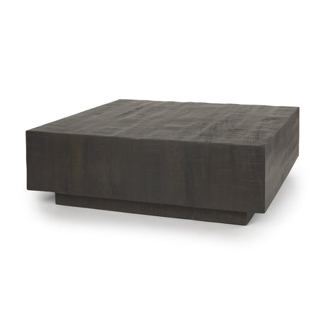Hayden Dark Brown Wood Square Coffee Table from Mercana - Luna Furniture