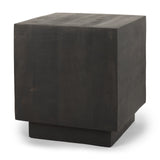 Hayden Dark Brown Wood End/Side Table from Mercana - Luna Furniture
