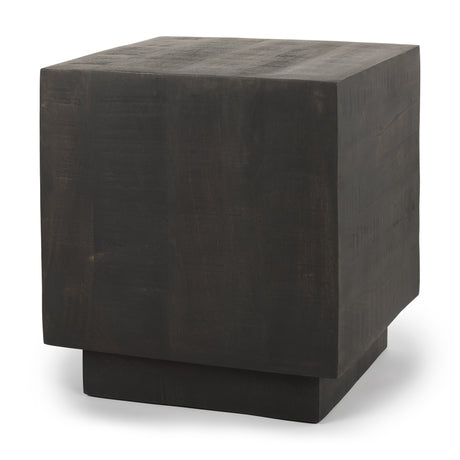 Hayden Dark Brown Wood End/Side Table from Mercana - Luna Furniture