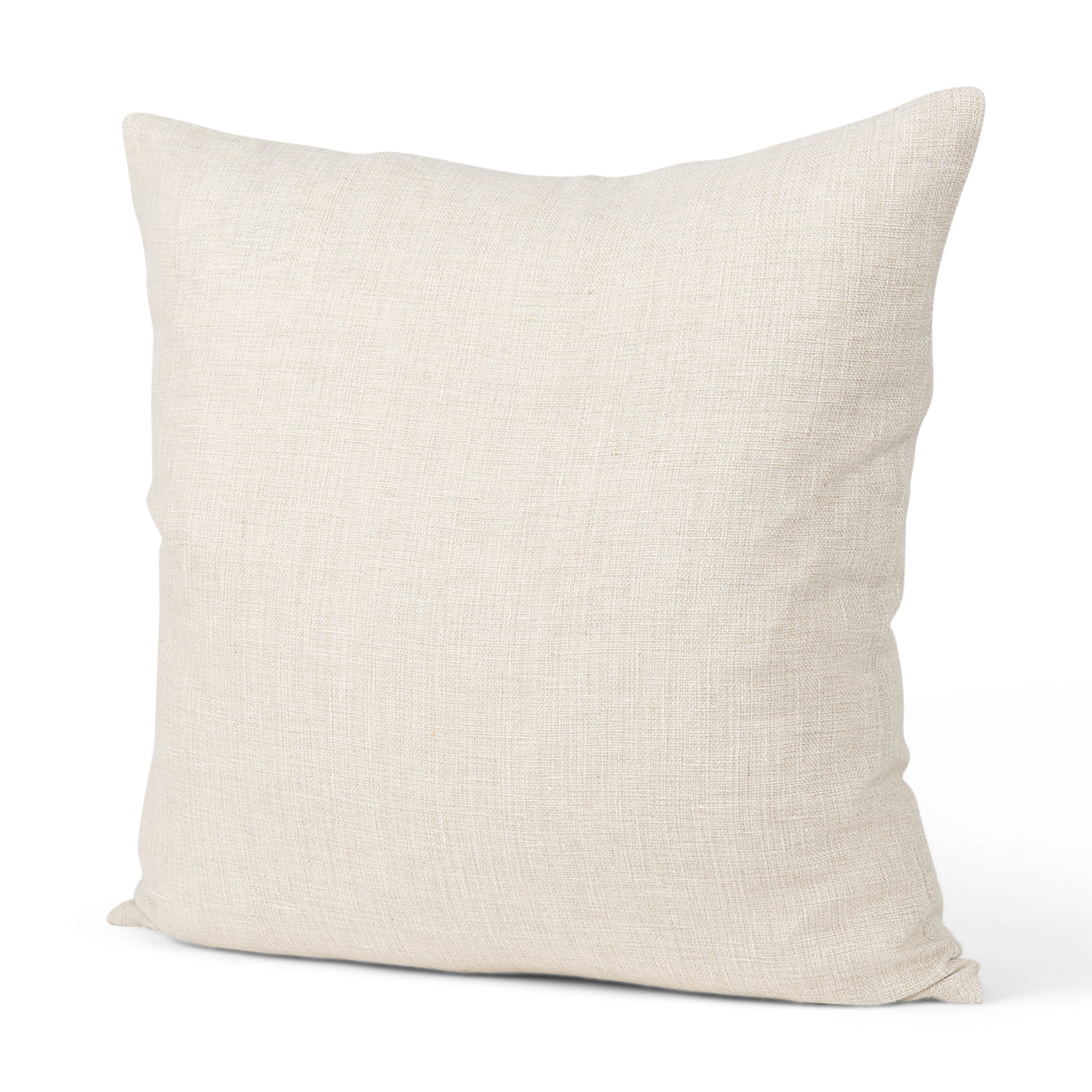 Jacklyn Cream Linen Square Decorative Pillow Cover from Mercana - Luna Furniture