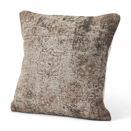 Khloe Taupe Square Pillow Cover from Mercana - Luna Furniture