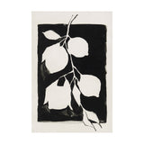 Lemon Branch Silhouetee by Mercana Studio a Hand Embellished Textured Canvas from Mercana - Luna Furniture