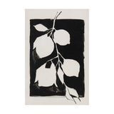 Lemon Branch Silhouetee by Mercana Studio a Hand Embellished Textured Canvas from Mercana - Luna Furniture