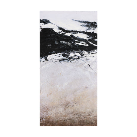 Black Strokes I by Mercana Studio a Hand Embellished Textured Canvas from Mercana - Luna Furniture