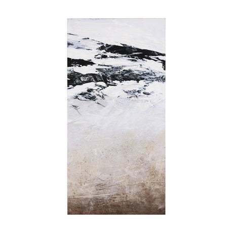 Black Strokes II by Mercana Studio a Hand Embellished Textured Canvas from Mercana - Luna Furniture