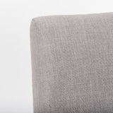 Palisades Grey Fabric Wrap Brown Wooden Frame Dining Chair from Mercana - Luna Furniture