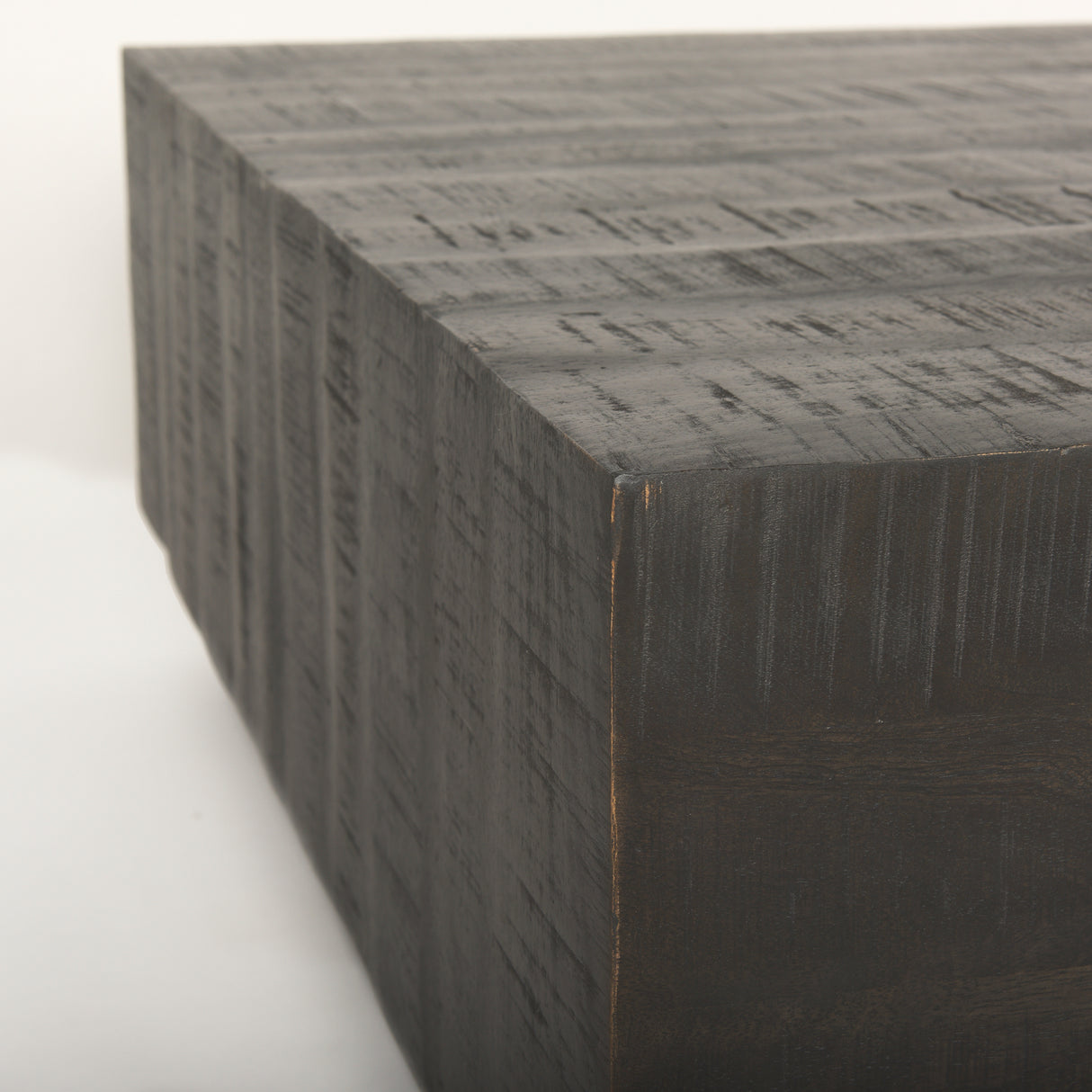 Hayden Dark Brown Wood Square Coffee Table from Mercana - Luna Furniture