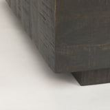 Hayden Dark Brown Wood Square Coffee Table from Mercana - Luna Furniture
