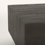 Hayden Dark Brown Wood Rectangular Coffee Table from Mercana - Luna Furniture