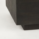 Hayden Dark Brown Wood Rectangular Coffee Table from Mercana - Luna Furniture