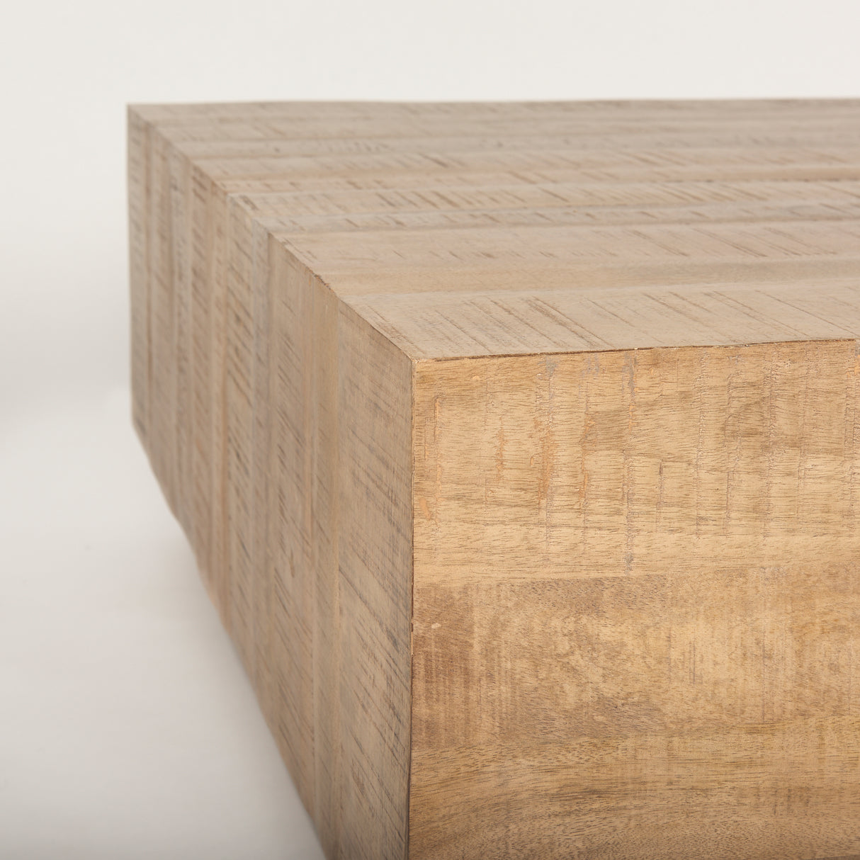 Hayden Light Brown Wood Square Coffee Table from Mercana - Luna Furniture