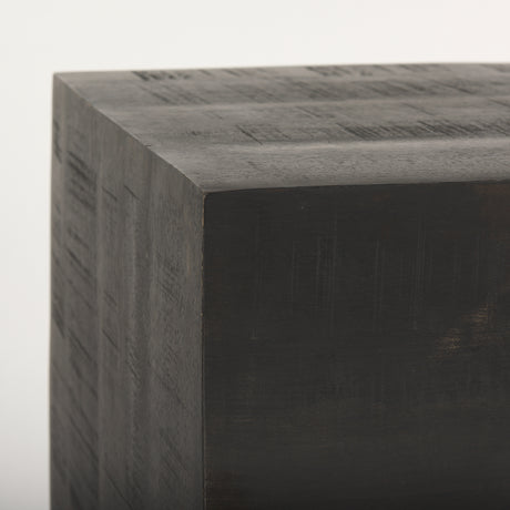 Hayden Dark Brown Wood End/Side Table from Mercana - Luna Furniture