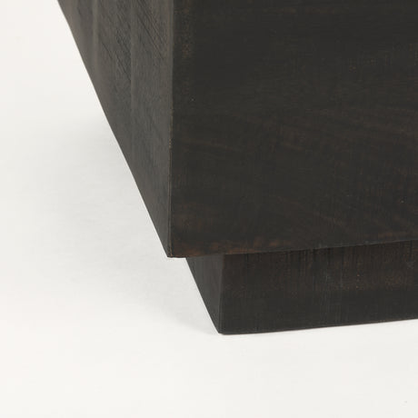 Hayden Dark Brown Wood End/Side Table from Mercana - Luna Furniture