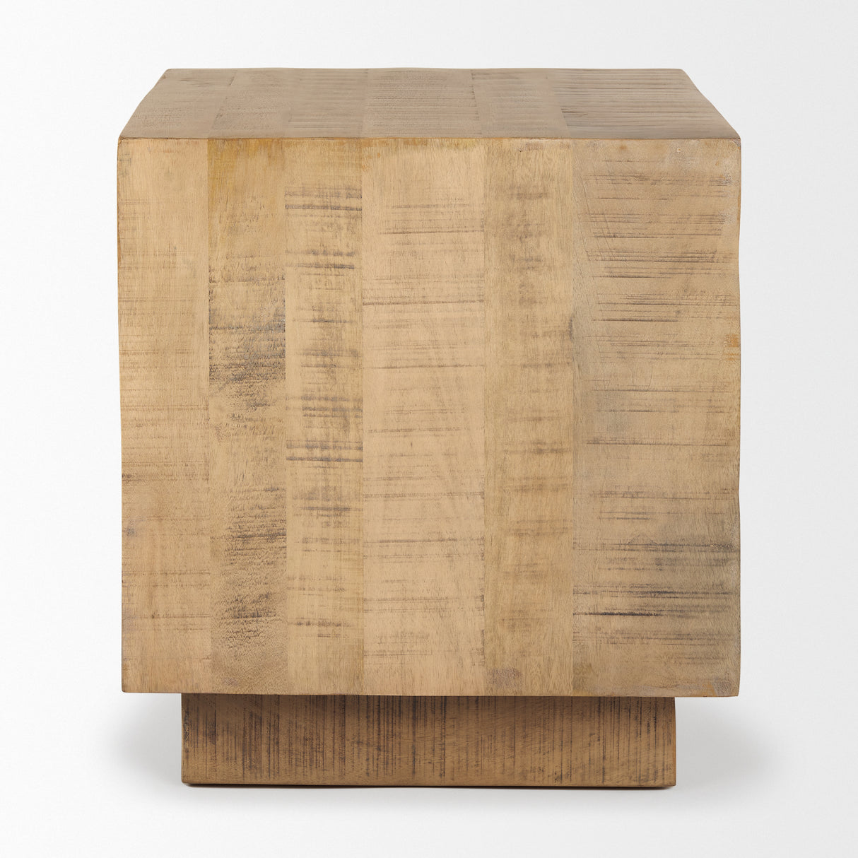 Hayden Light Brown Wood End/Side Table from Mercana - Luna Furniture