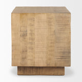 Hayden Light Brown Wood End/Side Table from Mercana - Luna Furniture