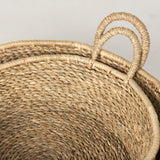 Ayanna Set of 2 Deep Nesting Seagrass Baskets w/ Handles from Mercana - Luna Furniture