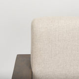 Sovereign Oatmeal Fabric Upholstered w/ Solid Wood Frame Accent Chair from Mercana - Luna Furniture
