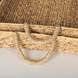 Hona Set of 2 Large Recatangular Nesting Water Hyacinth Trays from Mercana - Luna Furniture