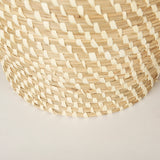 Kalopa Set of 2 Seagrass Floor Baskets w/ Flat Handled Lid from Mercana - Luna Furniture