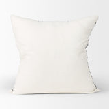 Jolie Cream w/ Black Print Linen Square Decorative Pillow Cover from Mercana - Luna Furniture