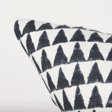 Jolie Cream w/ Black Print Linen Square Decorative Pillow Cover from Mercana - Luna Furniture