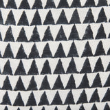 Jolie Cream w/ Black Print Linen Square Decorative Pillow Cover from Mercana - Luna Furniture