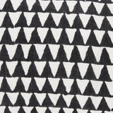 Jolie Cream w/ Black Print Linen Lumbar Decorative Pillow Cover from Mercana - Luna Furniture