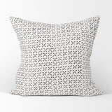 Jayden Cream w/ Black Print Linen Square Decorative Pillow Cover from Mercana - Luna Furniture