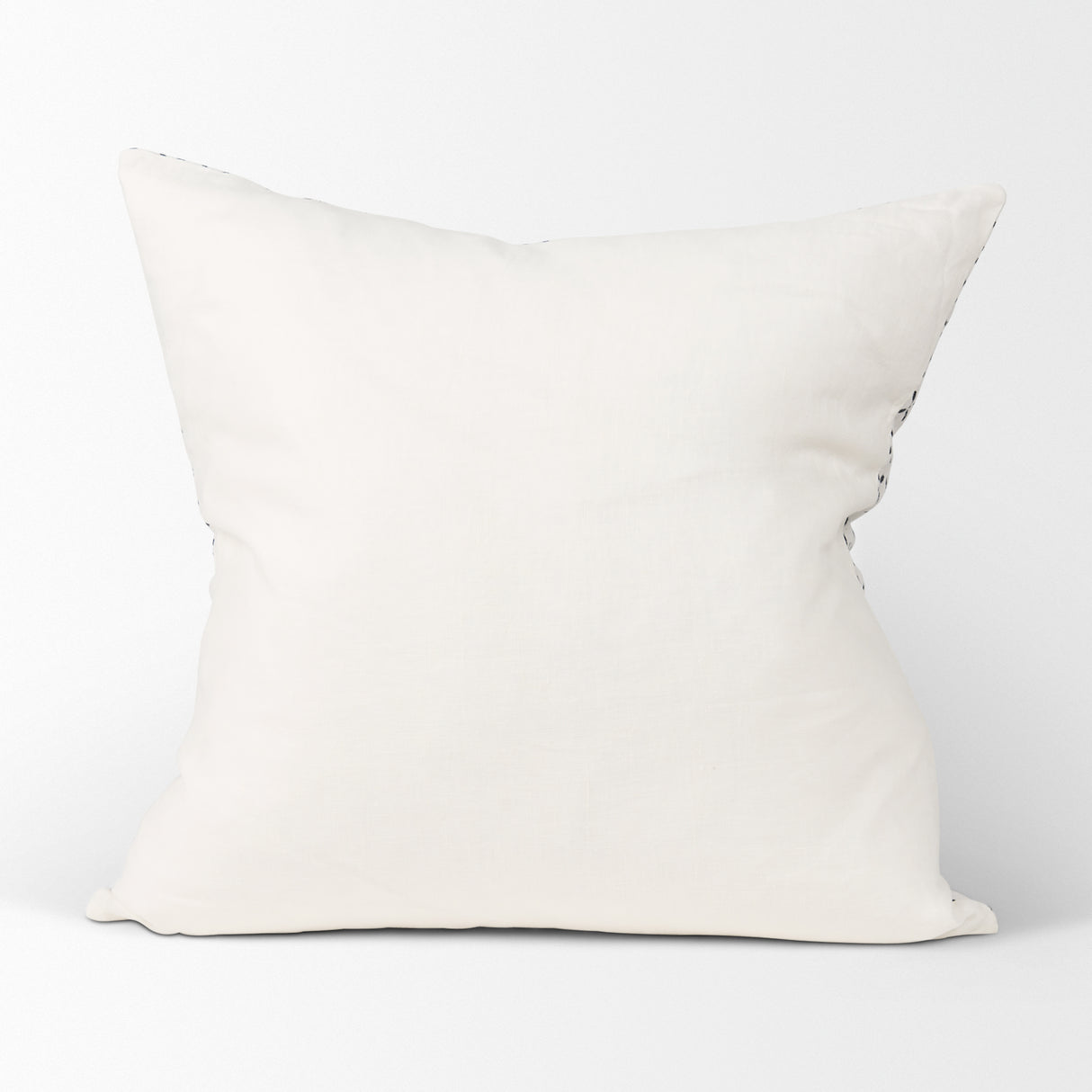Jayden Cream w/ Black Print Linen Square Decorative Pillow Cover from Mercana - Luna Furniture